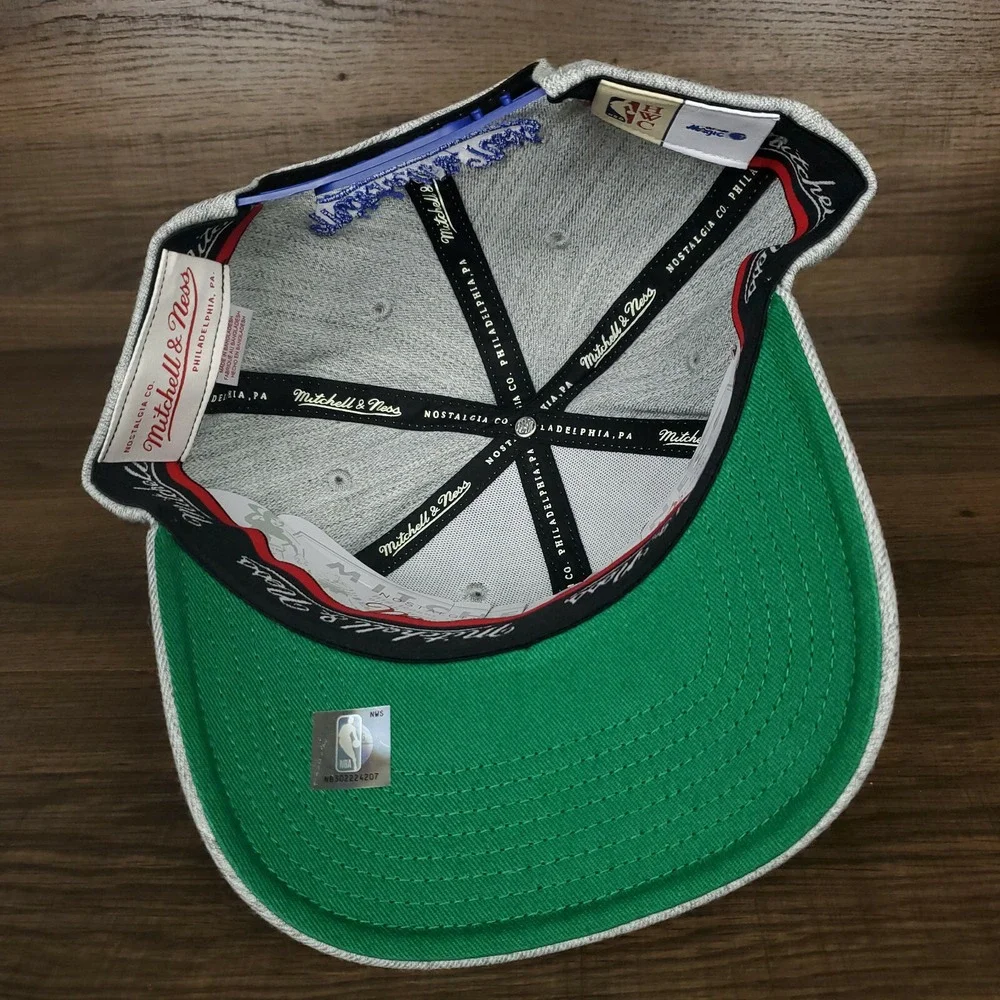 Orlando Magic‎ Mitchell & Ness NBA Snapback Hat Cap 3D Logo Textured Gray NWT
